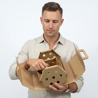 Boîtes d'emballage ondulées personnalisées, œufs, boîtes en papier, matériaux respectueux de l'environnement, impression