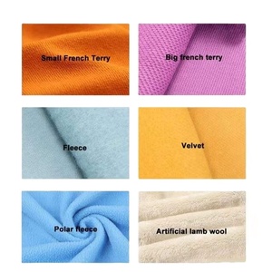 Unisex Custom 350gsm Blank Full <b>Zip</b> <b>up</b> <b>Hoodie</b> Fleece Oversized Heavyweight <b>Black</b> Red Winter Warm Casual Puff Printing <b>Hoodie</b> - Product Image 4