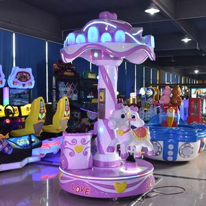 Manège en métal à monnayeur avec lumières LED pour centres commerciaux et fêtes foraines (intérieur/extérieur) - Product Image 2