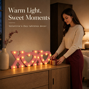 Luci a Forma di Lettere in Inglese Personalizzabili per San Valentino, Nuovo Stile, Decorazioni Romantiche per Esprimere Amore e Proporre Matrimonio - Product Image 2