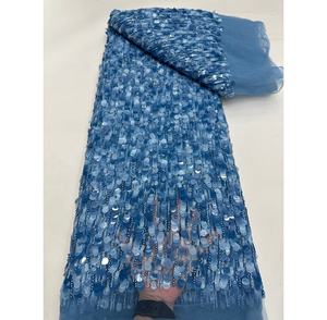 Nigérian haute qualité <span class=keywords><strong>vert</strong></span> dentelle tissu luxueux mariée dentelle tissu Net <span class=keywords><strong>sauge</strong></span> <span class=keywords><strong>vert</strong></span> dentelle tissu français perlé <span class=keywords><strong>Tulle</strong></span> - Product Image 4