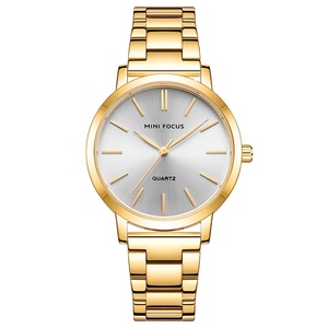 Reloj de Mujer de Lujo Simple al por Mayor, de Aleación, Resistente al Agua, de 30 mm, con Calendario, Movimiento de Cuarzo, de Acero Inoxidable, para Negocios - Product Image 4