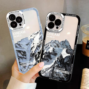 <span class=keywords><strong>Moon</strong></span> Cloud Fashion Brand Lens Frame Cover trasparente in Silicone antiurto per iPhone 14 13 12 11 Pro <span class=keywords><strong>Max</strong></span> - Product Image 6
