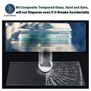 Protector de pantalla de 8 pulgadas Fit Bronco Sport, para <span class=keywords><strong>Ford</strong></span> Bronco Sport CX430, accesorios, dureza 9HD, pantalla táctil de 8 pulgadas, sin burbujas - Product Image 4