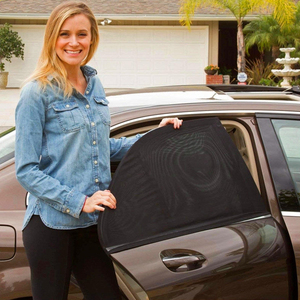 Universel été isolation <span class=keywords><strong>voiture</strong></span> noir maille <span class=keywords><strong>voiture</strong></span> fenêtre pare-soleil chaussettes fenêtre latérale Anti-moustique <span class=keywords><strong>voiture</strong></span> pare-soleil couverture rideau - Product Image 6