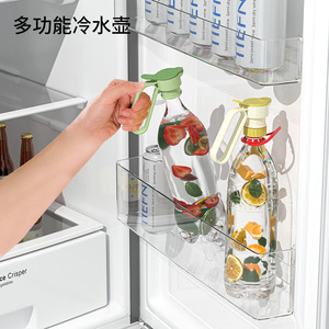 Tapa de botella de doble asa con hebilla de plástico para botellas de bebidas de 2L, diseño de fácil apertura para Coca Cola y Sprite - Product Image 1