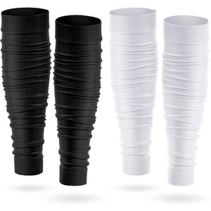 Biểu Tượng Tùy Chỉnh Chân Không Bảo Vệ Ống Chân Vớ Bóng Đá Tay Áo Trắng Scrunch Thể Thao Bóng Đá Thể Thao Nén Bê Chân Tay Áo - Product Image 3