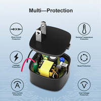 Nouvel arrivage Chargeur Dc 5 Volt Adaptateur secteur Usb avec câble Micro USB Android pour brosse à dents électronique Jouets Drone Ventilateur pliable