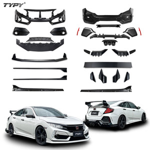 ชุดแต่งกันชนหน้า TYPY รุ่นดัดแปลง พร้อมลิ้นกันชนหน้า ชิ้นส่วนด้านหลัง สำหรับ Honda Civic รุ่นที่ 10 FK7 ซีดานและแฮทช์แบค - Product Image 1