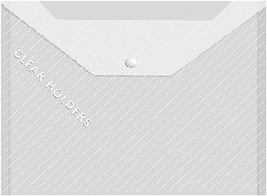 Wholesale <b>A4</b> Transparent Plastic Envelopes <b>File</b> Bags Custom Logo Document Folders School Document Organizers with Snap Button - Product Image 5