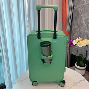 Valises de <span class=keywords><strong>cabine</strong></span> personnalisées, sacs de voyage d'affaires <span class=keywords><strong>avec</strong></span> <span class=keywords><strong>chargeur</strong></span> <span class=keywords><strong>USB</strong></span> et porte-gobelet - Product Image 1