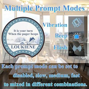 Système d'appel sans fil pour clients de restaurant, bipeurs pour la commande de repas, café, desserts, boutiques et aires de restauration - Product Image 3