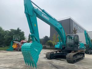 Excavadora Kobelco usada de alta calidad a la venta en AnHui, económica con motor de componentes centrales y bomba de motor PLC - Product Image 5