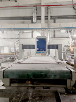 Machine de comptoir en pierre de quartz artificiel Calacatta à texture personnalisée Machine de dessin et de pulvérisation de texture CNC pour dalle