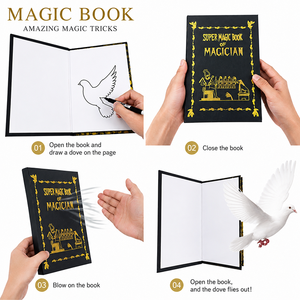 Livre de dessin magique, livre de croquis magique, accessoires de tours de magie d'<span class=keywords><strong>illusion</strong></span>, le dessin prend vie, livre de magie, jouet de magie de scène et de close-up - Product Image 2