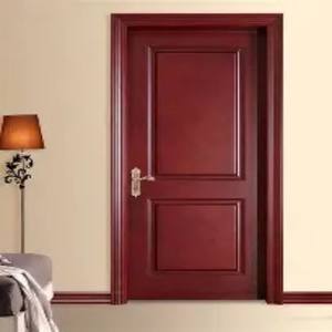 Puerta Exterior de Madera Sólida de Estilo Moderno, Resistente a la Deformación, Ignífuga, Insonorizada y Ecológica, para Apartamentos, Dormitorios y Hoteles - Product Image 4