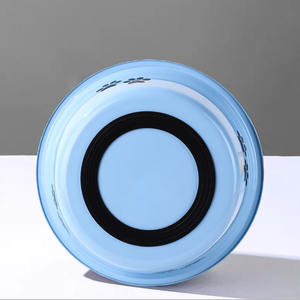 Ciotola per Cani Antiscivolo in Silicone all'Ingrosso, Mangiatoia in Acciaio Inox per Cani e Gatti, Ciotola per Cani di Taglia Grande con Verniciatura a Polvere Antischizzo - Product Image 5