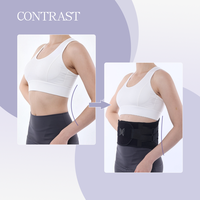 Ceinture de Soutien Lombaire Élastique en Polyester avec Logo Personnalisé, Ajustable, pour Hommes et Femmes, Prévention des Douleurs Lombaires