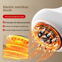 Brosse Électrique Méridienne Rechargeable la Plus Vendue, Appareil Gua Sha pour Massage Corporel Complet et Relaxation Abdominale