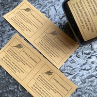 Étiquettes adhésives personnalisées durables, imperméables et écologiques pour flacons de parfum, en papier couché, impression numérique