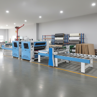 Mesin Laminasi Panel Kayu Datar 1350mm dengan Lem Cair Panas