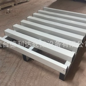 Steel Pallet 4-Way Single-Sided Reinforced 3.0T Dynamic Load Feed Storage Use - Product Image 4
