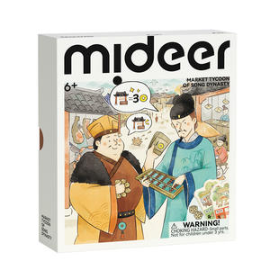 Jeu de société Mideer Market Tycoon Of Song Dynasty pour enfants de 6 ans et plus, jeu familial interactif avec dés et cartes, jouet éducatif - Product Image 1