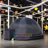 Dôme de cinéma gonflable mobile et portable 360° pour projection de films, type tente planétarium