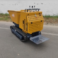 Last 1200 Kg Rotary Dumper Motor Power Loading Crawler Mini Dumper zu verkaufen