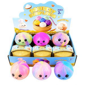 Jouets en PU souple en forme <span class=keywords><strong>de</strong></span> dumpling en gros avec présentoir <span class=keywords><strong>de</strong></span> comptoir pour magasins <span class=keywords><strong>de</strong></span> jouets et supérettes - Product Image 3