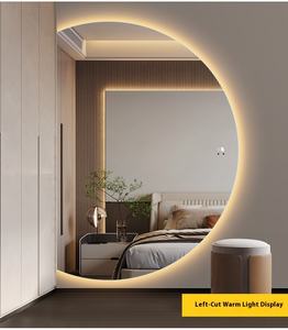 BOLEN 대형 반신 조명 벽걸이 화장 거울 모던 인스타 스타일 스마트 메이크업 거울 가정용 및 호텔용 - Product Image 4