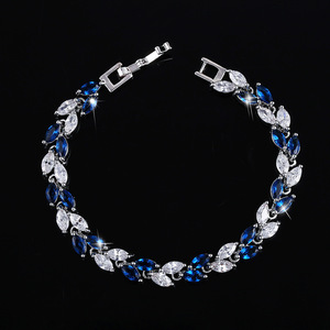 Trending <span class=keywords><strong>2020</strong></span>, joyería de moda, pulsera llena de oro, pulsera de circón brillante para mujer - Product Image 3
