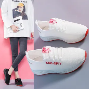 Hongyan 2023 nouveau réseau chaussures pour femmes décontracté course sport petites chaussures blanches tendance chaussures pour femmes