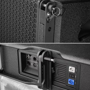 W210C 2 yollu pasif ve aktif kapalı açık sahne ses sistemi çift 10 inç çizgi dizi - Product Image 6