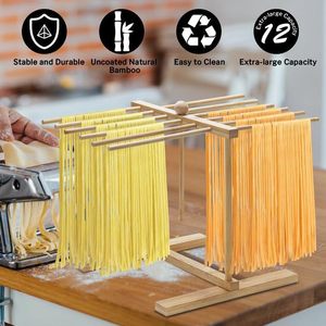 ชั้นวางเส้นก๋วยเตี๋ยวไม้รูปวงรีแบบถอดประกอบได้ ชั้นวางอาหารไม้เนื้อแข็งสำหรับครัว PNCYJT-46 - Product Image 3