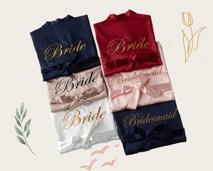 Abito da sposa da donna con ricamo in <span class=keywords><strong>seta</strong></span> per festa di matrimonio - Product Image 3