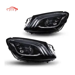 Factory Wholesale High Quality LED Headlights For Mercedes Benz 2014-2017 S-Class W222 Upgrade New Edition