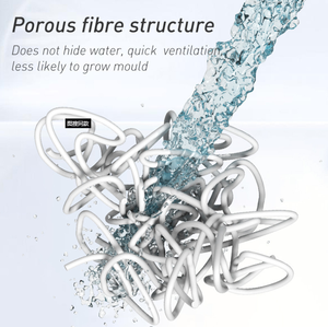 Alfombrillas de baño finas hechas a máquina con forma de rectángulo de diseño moderno, respaldo antideslizante de PVC lavable de lujo, patrón novedoso para uso doméstico en hoteles - Product Image 5