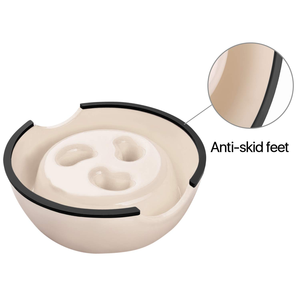 Nuevo Plato de Alimentación Lenta para Mascotas, Portátil, Ecológico, Ligero, de Plástico, Anti-Asfixia, No Tóxico, Duradero - Product Image 4