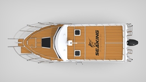 Yate de Aluminio de <span class=keywords><strong>8m</strong></span> Personalizado Chino, <span class=keywords><strong>Barco</strong></span> de Pesca de Lujo con Cabinas, Sin Motor - Product Image 6