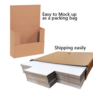 Versandkarton mailer box spedizione cartone ondulato scatola di spedizione emballage cartone logo personalizzato per imballaggio di libri wrap postal - Product Image 6