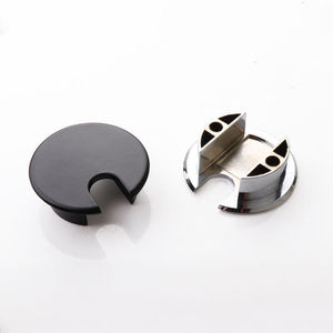 Cache-câble rond détachable Xiduo en métal de 35 mm, anti-poussière, pour gestion de câbles de bureau - Product Image 1