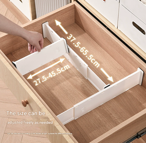 Divisores <span class=keywords><strong>de</strong></span> <span class=keywords><strong>cajones</strong></span> ajustables, <span class=keywords><strong>organizador</strong></span> <span class=keywords><strong>de</strong></span> almacenamiento modular <span class=keywords><strong>para</strong></span> guardarropa, <span class=keywords><strong>ropa</strong></span> <span class=keywords><strong>interior</strong></span>, calcetines y accesorios - Product Image 2
