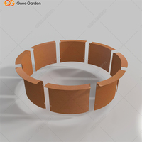 Brasero de jardin carré en acier Corten de 35,4 pouces, noir, personnalisé, autoportant, portable, pour l'extérieur, au design rustique, pour le camping et le chauffage au bois