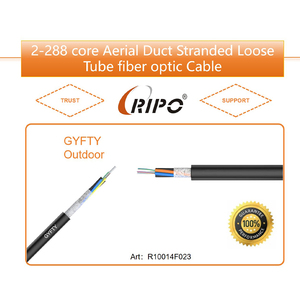 สายไฟเบอร์ออปติก Gyfty 2-288แกน-อากาศ/ท่อ/กลางแจ้งหลอดหลวมที่ติดอยู่กับตัวนำทองแดงฉนวนพีวีซีโดยตรงจากโรงงาน - Product Image 2