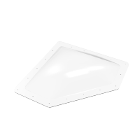 Remplacement de lanterneau pour camping-car, dimensions extérieures 11'' x 24'', compatible avec tous les ouvertures standard de 8'' x 20'', pour caravane, remorque, quinzième roue
