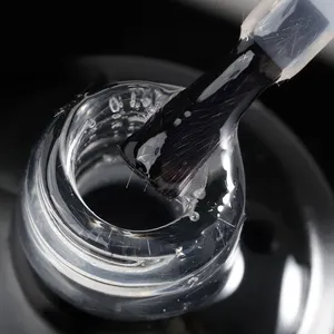 MH新配方混合玻璃纤维底涂层强粘自流平基凝胶指甲油
