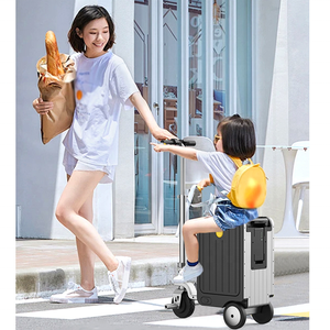 Dericsson Smart <span class=keywords><strong>Auto</strong></span> Follow <span class=keywords><strong>Valise</strong></span> électrique sans balais à batterie au lithium avec bagage à roulettes contrôlé par application - Product Image 3