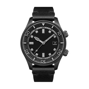 Relojes Mecánicos para Hombre con Calendario, Correa de Cuero Superluminosa, Cristal de Zafiro, Resistentes al Agua, Automáticos - Product Image 1
