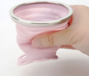 Portable Food-Grade Silicone Folding <b>Cup</b> Extendable Outdoor <b>Camping</b> Water <b>Cup</b> with Classic Design for Travel and Promotion - Product Image 2